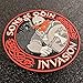 M-Tac Morale Patches Nordic Invasion - PVC 3D Military Tactical Patch Viking - Til Valhall (Red/Viking Invasion)