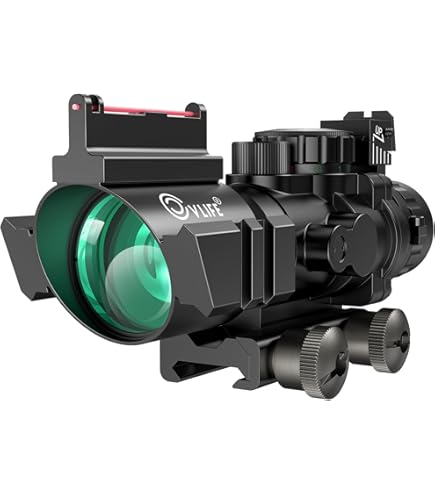 thumbnail image 2 of 3-9x42 Compact Scope With Red And Green Illuminated Reticle – Rifle Scope 2 of 3