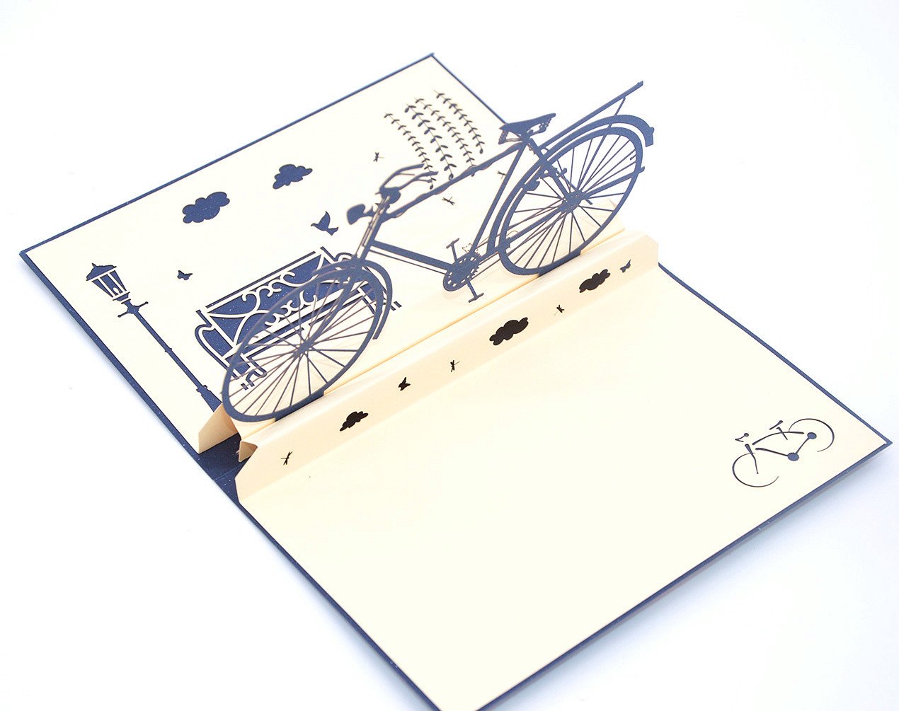 Medigy Carte Danniversaire Faite A Main 3d Pop Up Kirigami Creux Velo Pliable Carte Postale De Voeux Pour Anniversaire Mariage Saint Valentin Avec Enveloppe Cartes Cuisine Maison