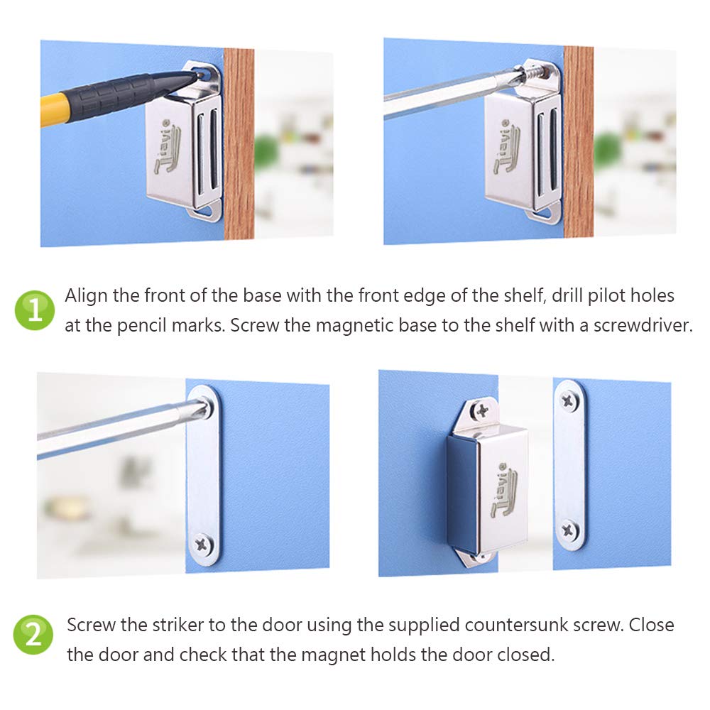 Cabinet Catches Latches 10 20 Pcs Us Magnetic Door Catches