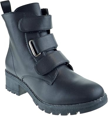 strappy combat boots