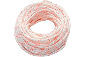 Mtanlo 3.5 mm Recoil Starter Rope Pull Cord 10-Meter Trimmer Edger Brush Cutter Lawn Mower for Stihl Chainsaw Pull Cord for Husqvarna Chainsaw Cord Recoil Rope Nylon Starter Cord