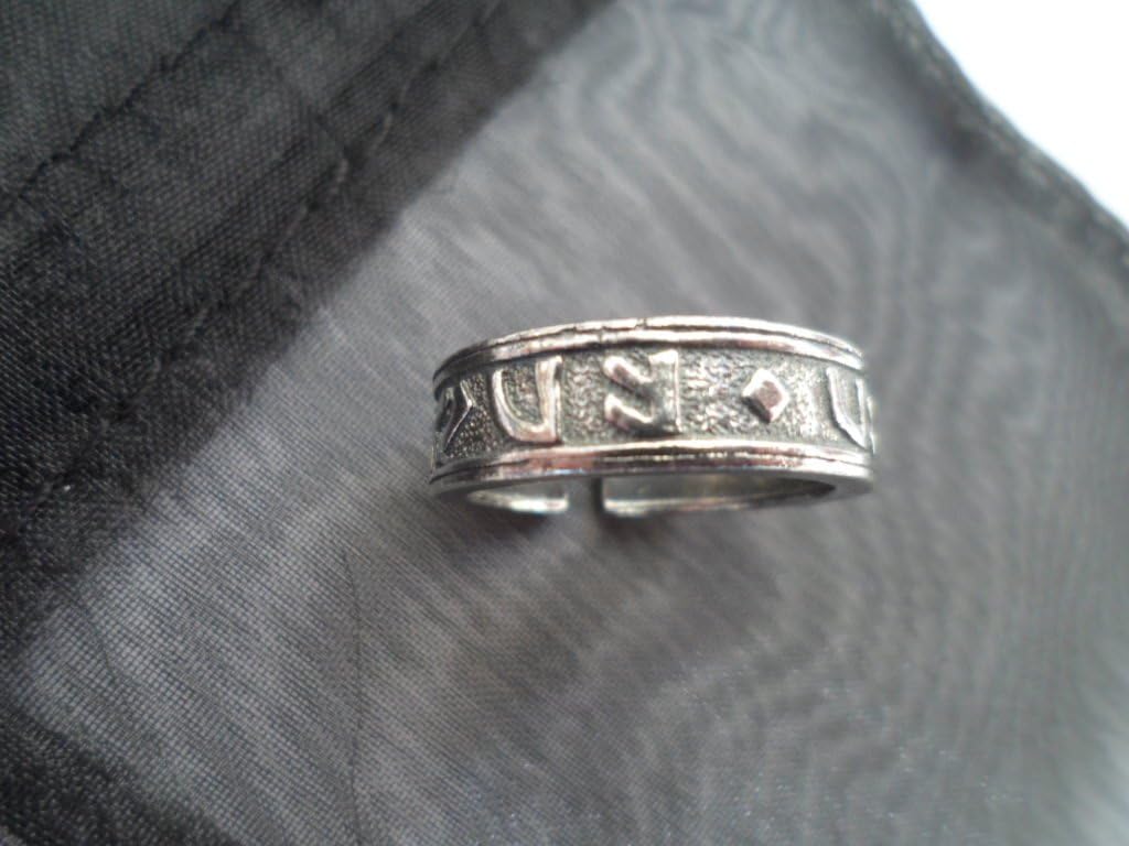 Viking Pewter Rune ring Viking Celtic Manx .Norse