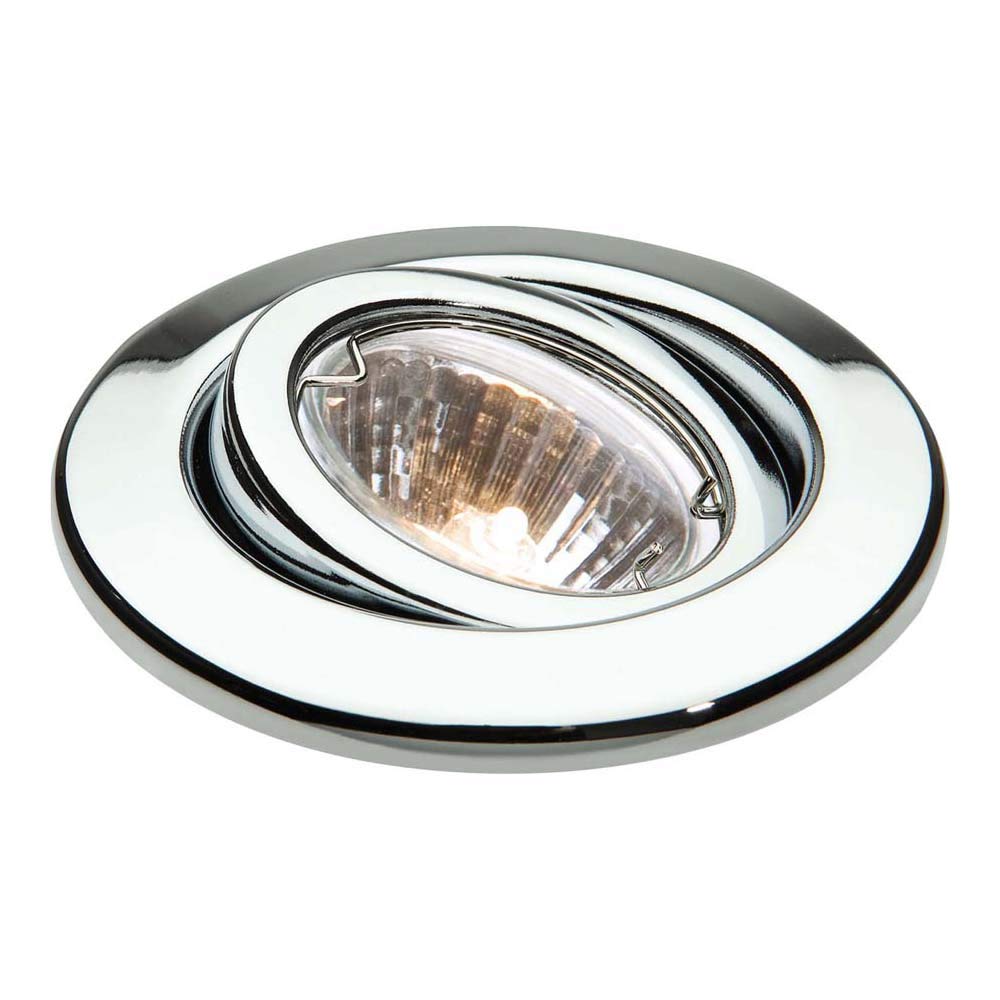 Knightsbridge - IP20 12V 50W max. L/V Chrome Gimbal Downlight