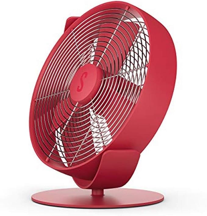 Amazon Com Stadler Form Tim Usb Fan Chili Red Home Kitchen