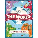 The World: A Map Coloring Book: Natalie Hughes: 9781250114389: Amazon ...