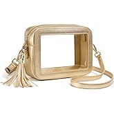 Unilily Clear Bag for Stadium Events, Clear Purse Stadium Approved Crossbody Bag for Concerts Sports Festivals Events Women