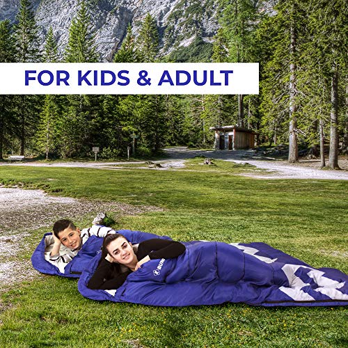 image for Ebung Sleeping Bag for Cold Weather - Envelope Portable Ideal for Wint