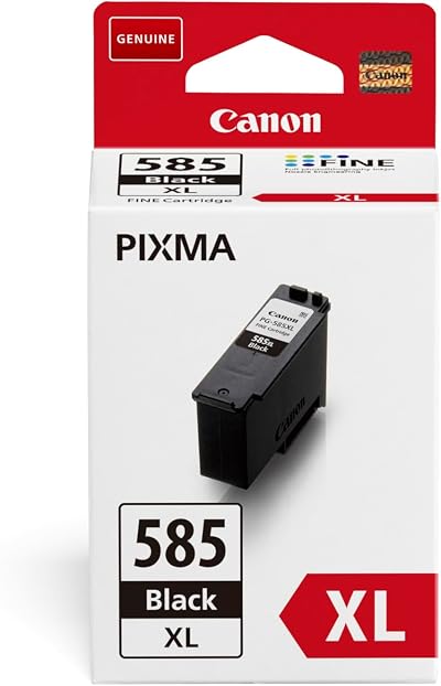 Canon PG-585XL High Yield Black Ink Cartridge PIXMA TS7650i TS7750i Up to 300