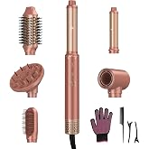 Mythsight StyleVibe 6-in-1 Air Styler with Hair Dryer & Auto-Wrap Curlers | Diffuser, Straightener & Blow Dryer Brush for Fas
