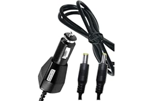 KHOI1971 2-Power TIP CAR Charger Adapter Compatible with Cobra HH50WXST HH 50WXST HH 50 WX ST Handheld CB Radio Black Power Supply