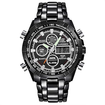 Xinew Analog-Digital Black Dial Mens Watch - (XIN-452)