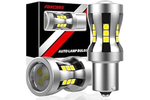 FAXCARS High Performance 1156/P21W/7506/BA15S LED Bulbs for Volkswagen Jetta 2011-2016 Daytime Running Lights 6500K Xenon Whi