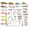 Goture-Fishing-Lures-Set-Including-Soft-Hard-Fishing-Lures-Topwater-Baits-Minnow-Popper-Jig-Heads-Swivels-and-Other-Fishing-Gear-Tools-with-Fishing-Tackle-Box-for-Saltwater-and-Freshwater