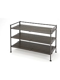 Seville Classics Resin-Wood Composite Utility Shoe Rack (Single Pack)