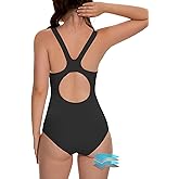 Beautikini Period Swimwear One Piece Racerback Training Bathing Suit Women Period Swimsuits for Teen Girls Ages 11-14