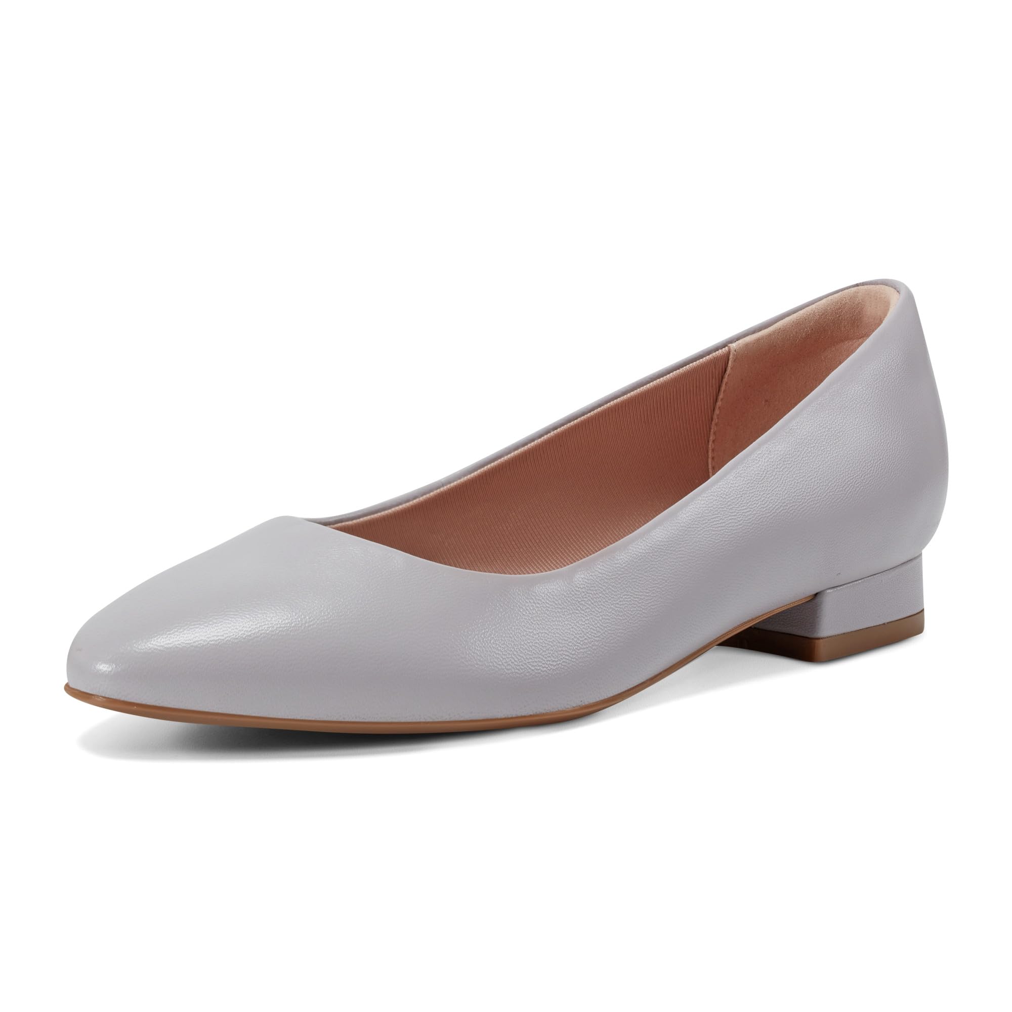 Rockport Women’s Tessa, Light Blue Leather, 6 Medium
