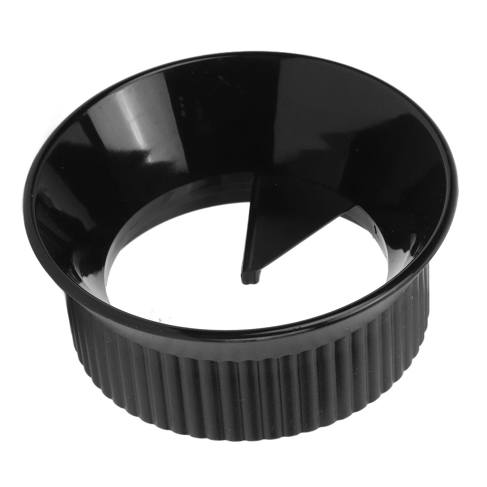 Moka Pot Powder Distributor, Durable Splash Proof Simple Design Coffee Powder Dosing Ring for Home Office (Black for Three 150ml)