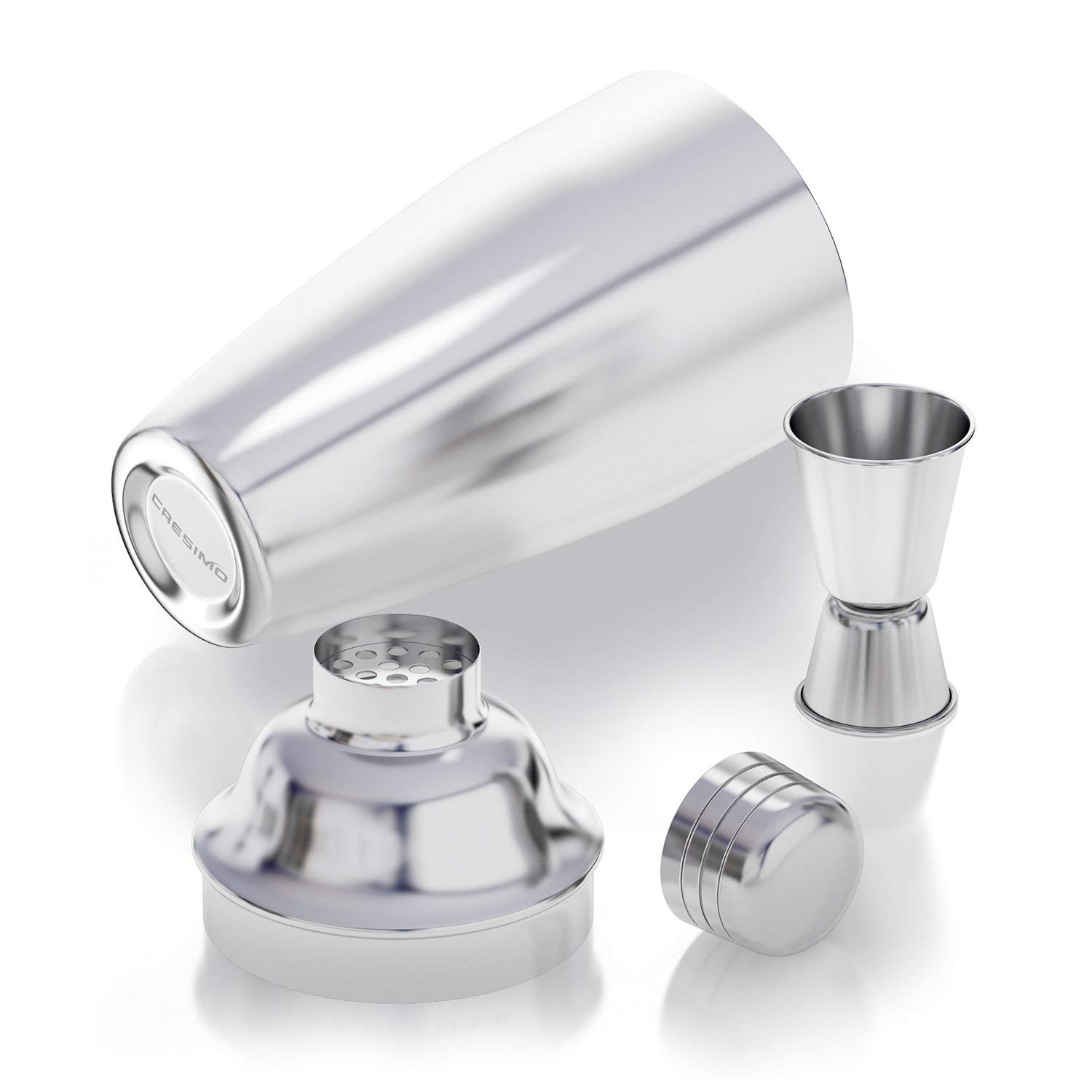 24 Ounce Cocktail Shaker Bar Set with Accessories Martini Kit with