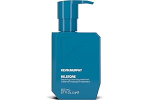 KEVIN MURPHY KEVIN.MURPHY RE.STORE - Cleansing Treatment - For Dry, Damaged & Overprocessed Hair - Damaged Hair Repair - With Amino Acids & Fruit Enzymes - Sulphate Free Hair Care - 200 mL / 6.7 fl oz