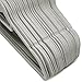 LOHAS Home 50-Pack Velvet Cascade Hangers with 360° Swivel Chrome Hooks Suit Hangers for Dry Clothes Only - Ultra Thin Non Slip Suit Hangers, Grey