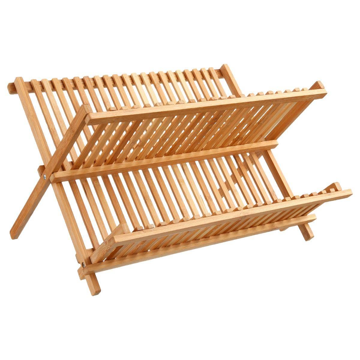 Bamboo Folding Drainer
