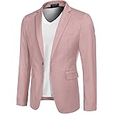 COOFANDY Mens Sport Coat Casual Blazer One Button Business Suit Jacket