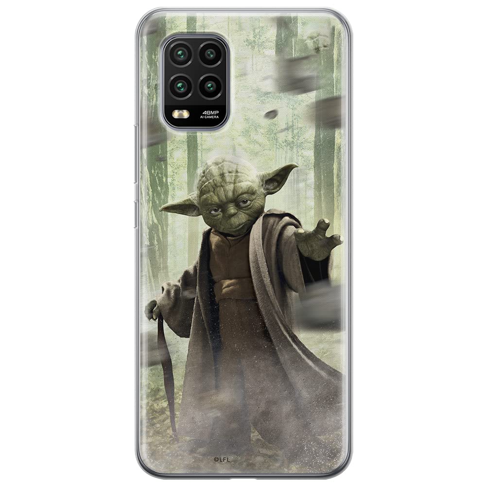 ERT GROUP mobile phone case for Xiaomi MI 10 LITE original and officially Licensed Star Wars pattern Yoda 002 optimally adapted to the shape of the mobile phone, case made of TPU