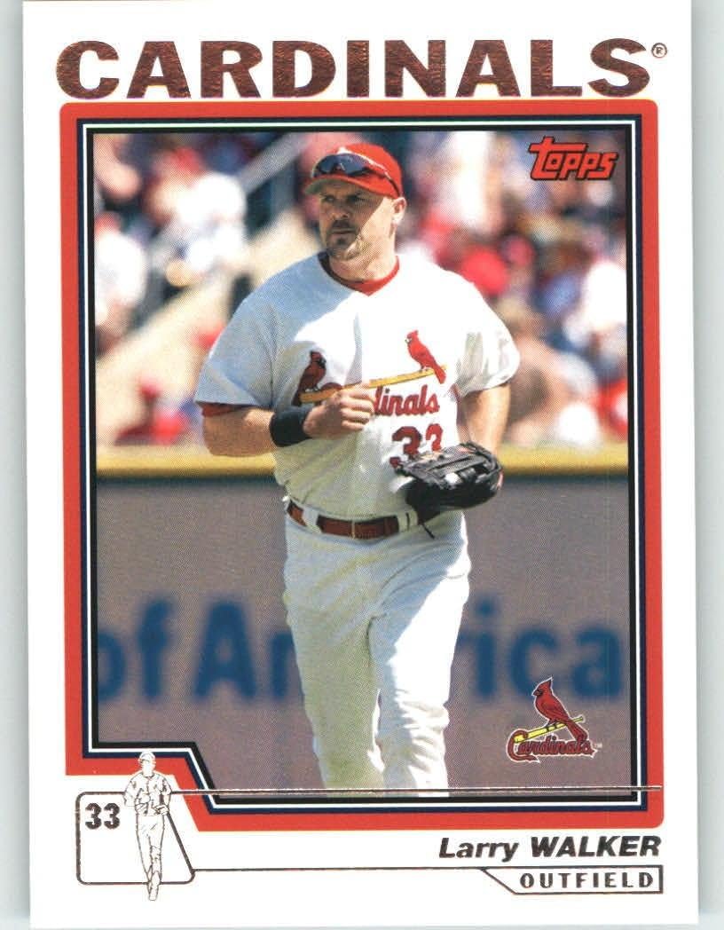 2004 Topps Chrome Traded T31 Larry Walker Cards St. Louis Cardinals (Baseball Cards) at