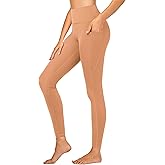 Stelle High Waisted Yoga Leggings with Pockets, Buttery Soft Workout Yoga Pants for Women Tummy Control Running Gym