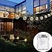 Goodia 10.49ft 30 LED Globe Fairy String Lights, Battery Operated Silver Moroccan Party Hanging Lights Decorative Accent Lamp for Home, Wedding, Garden (Warm White)