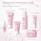 LAIKOU Sakura Skincare Gift Set 6pcs Cleanser Toner Serum Cream Eye Sunscreen view 8