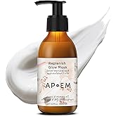 APoEM Replenish Glow Mask | face masks skincare for instant plumping, deep hydration, anti-aging & firming | smoothing fine lines, brightening & antioxidant protection | Spanish skincare, 150ml