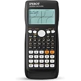 Scientific Calculators with Graphing Calculator, 10 Modes/ 4 Functions | IPEROT Graphing Calculator, Desktop Math Calculator Ideal for School Supplies, Students, College, Teachers(Black)