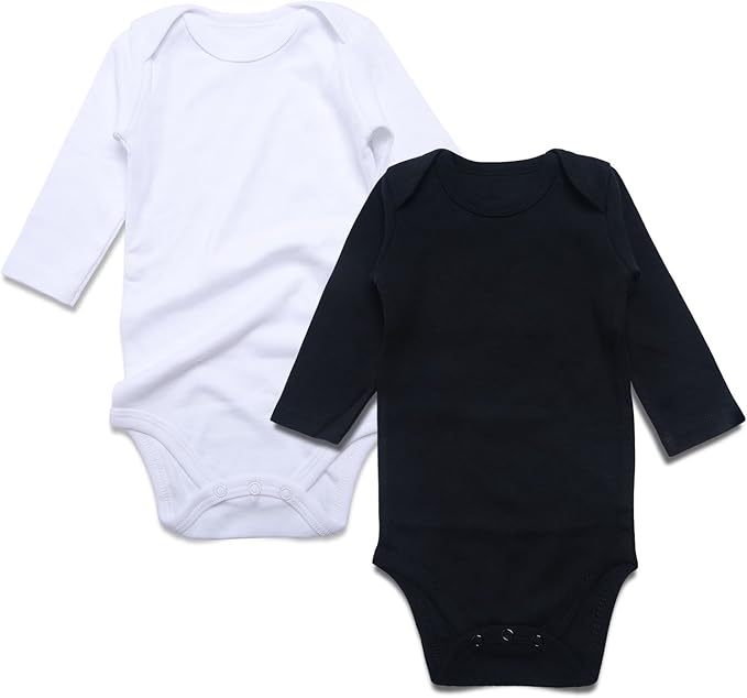 solid long sleeve onesies