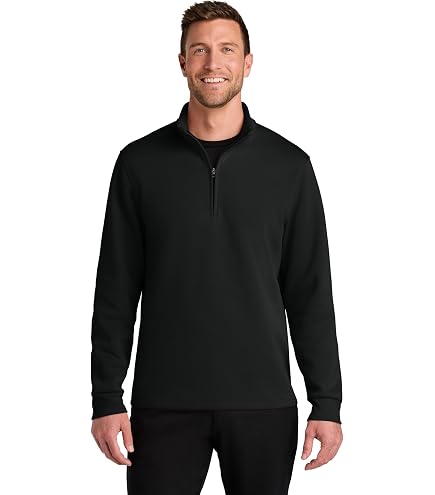 Port Authority Men's Fairway Stretch Quarter-Zip Pullover Deep