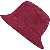 Belsen Corduroy Reversible Bucket Hat Unisex Cotton Twill Canvas Sun Fishing Hat