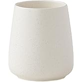 Beige Toothbrush Holder for Bathroom - Ceramic Tooth Brushing Holders, Toothbrush Cup, Toothpaste Organizer for Bathroom Countertop, Makeup Brush Holder, Pen Holder for Home Desktop Storage