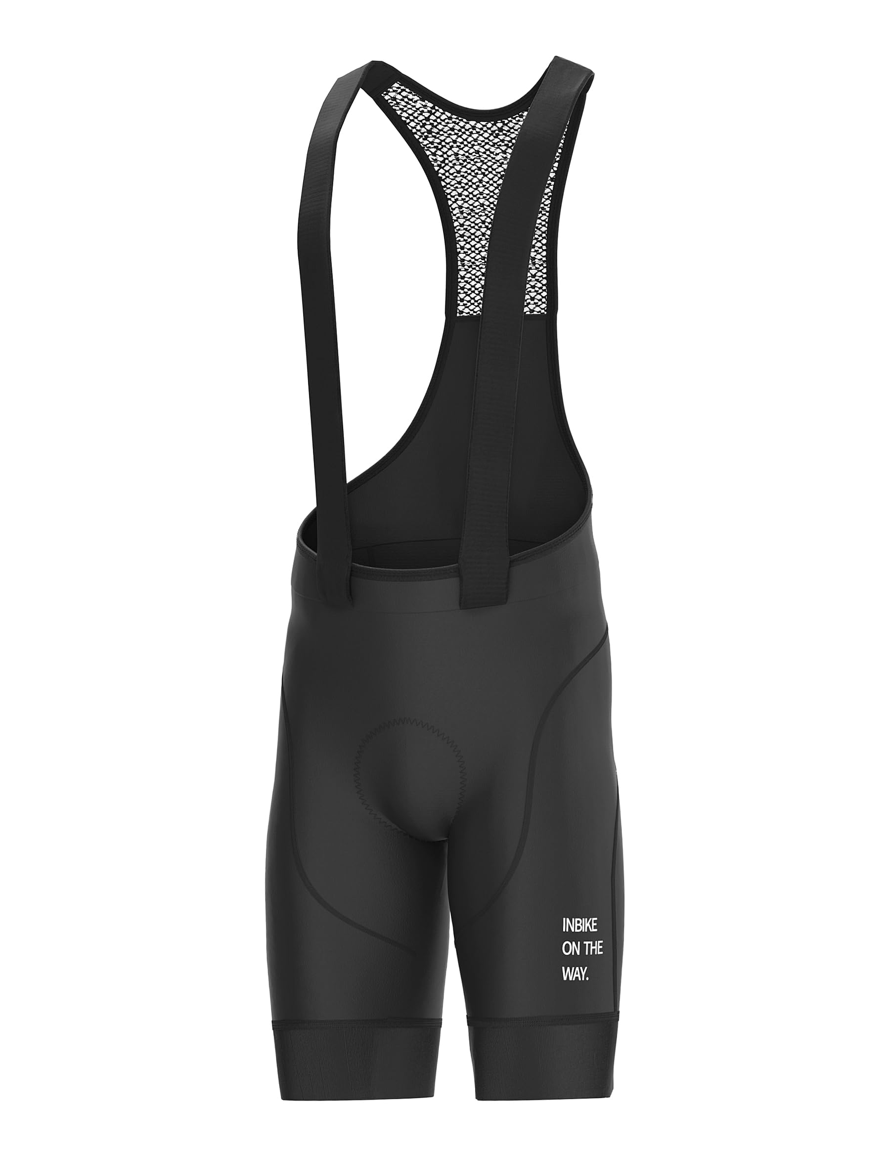 Photo 1 of INBIKE Men's Cycling Bib Shorts 3D Padded, Road Bike Cycling Bibs Long Riding Pad Biking Bicycle Shorts Bike Bib Shorts Black
