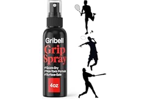Gribell Sports Hand Grip Spray (4oz) Anti-Slip Grip Spray for Football,Tennis,Basketball Pole Dancing, Golf, Sweat-Proof Formula Enhances Traction on Hands, Gear