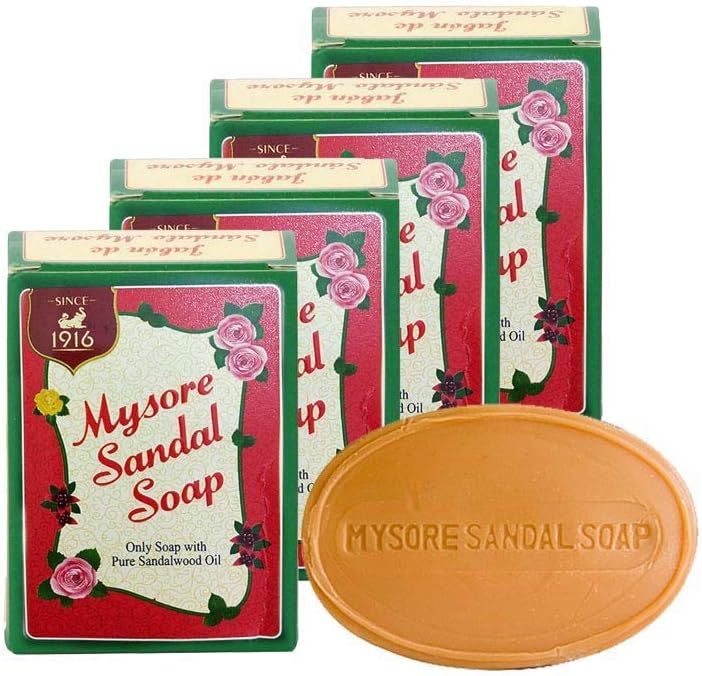 Mysore Sandal Soaps Pack Of 4 75 Gr. Bars by Mysore Sandal Amazon.ca