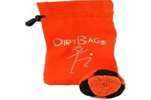 DIRTBAG Classic Footbag Hacky Sack with Pouch, Flying Clipper Original with Signature Carry Bag