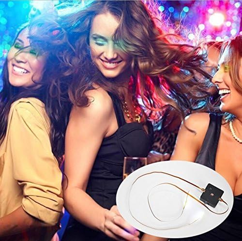 PINGGE US - LED Eyelashes Waterproof LED Light Unisex Flashes Luminous Shining Charming Eyelid Tape Eyeliner Perfect for Party Bar Nightclub Rave Halloween Christmas and Birthday (Green)