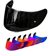 PSLER Shatterproof Helmet Visor for K1 K1S K3SV K5 K5S,Black | Impact-Resistant ,UV400 Protection, Motorcycle Tinted Face Shield for K1 K1S K3SV K5 K5S ,Visor Replacement