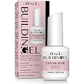 IBD Builder Gel, Cover Pink - Hard Gels Nail Extension for Strength &amp; Length, Soak Off LED/UV for Natural Overlay &amp; Tip Application, 0.5 oz, 1 Pack