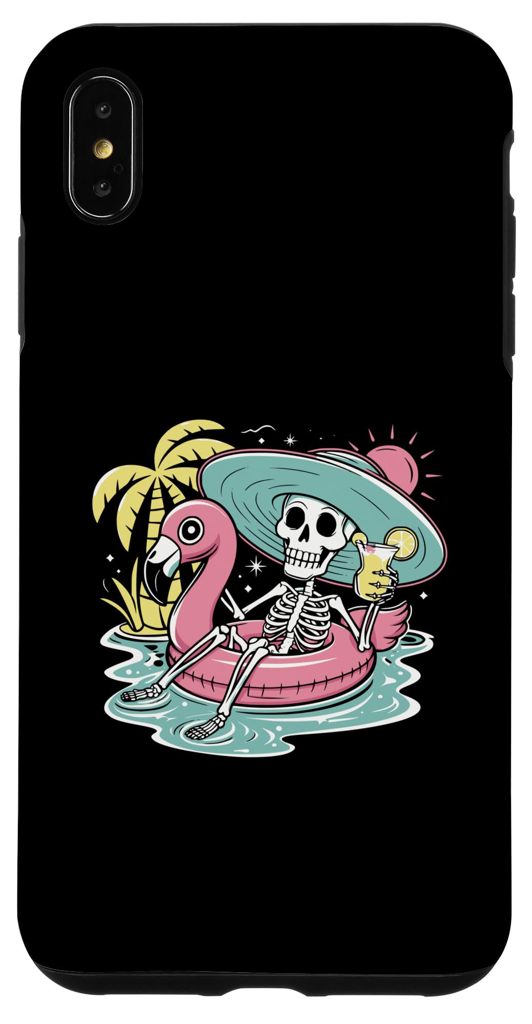 iPhone XS Max Skeleton Summer Vibes Case
