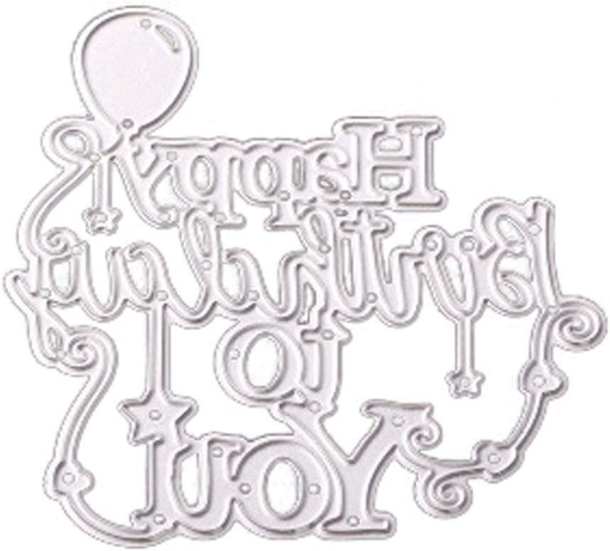 Newest Arrivals! Metal Cutting Dies Usual Embossing Stencil Stamp Template for DIY Scrapbooking Album Paper Card Craft Decoration by LEEDY