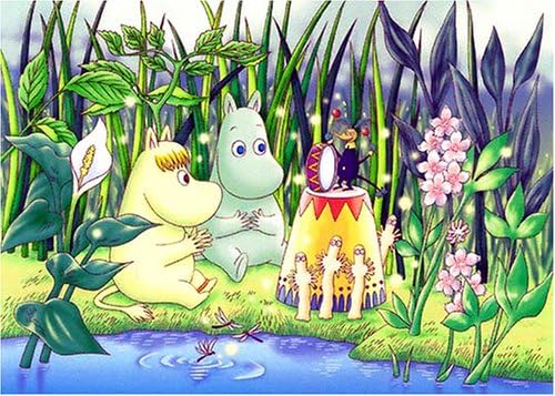 Moomin A Concert by The Water Jigsaw Puzzle 108pcs (18.2 x 25.7cm) Japan Import