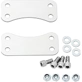 XYZMT Motorcycle Front 21" Wheel Fender Risers Lift Brackets for Davidson Harley Touring Electra Glide Road King Street Models 2014-2023 Chrome