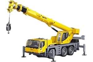DDLONGDD Construction Toy All-Metal Truck Crane Model 1:50 Scale - Highly Detailed, Perfect for Collectors and Display, Durable Alloy Material, Ideal Gift